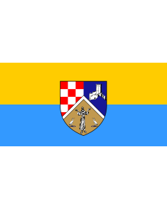 Flag: Čapljina |  landscape flag | 1.35m² | 14.5sqft | 80x160cm | 30x60inch 