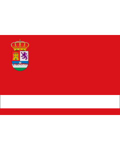 Flag: Casar de Cáceres, Cáceres, Spain |  landscape flag | 1.35m² | 14.5sqft | 90x150cm | 3x5ft 