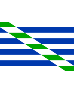 Flag: Cataño  municipality of Puerto Rico  - the colours |  landscape flag | 1.35m² | 14.5sqft | 90x150cm | 3x5ft 