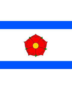 Flag: Ceskykrumlovflag | Eský Krumlov in der Tschechien. Flagge seit 2000 |  landscape flag | 1.35m² | 14.5sqft | 90x150cm | 3x5ft 