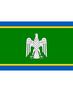 Flag: Chernivtsi Oblast, Ukraine |  landscape flag | 1.35m² | 14.5sqft | 90x150cm | 3x5ft 