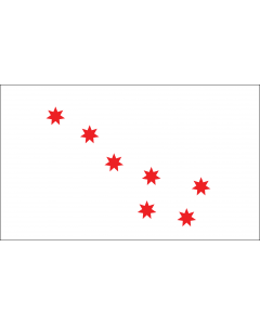 Flag: Raster of the Cherokee Peace Flag |  landscape flag | 1.35m² | 14.5sqft | 90x150cm | 3x5ft 