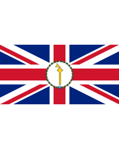 Flag: Chief Secretary of the Federated Malay States  now Malaysia |  landscape flag | 1.35m² | 14.5sqft | 80x160cm | 30x60inch 