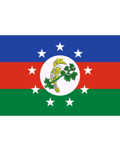 Flag: Chin State |  landscape flag | 1.35m² | 14.5sqft | 90x150cm | 3x5ft 