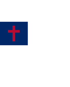 Flag: Christian Flag Resize |  landscape flag | 1.35m² | 14.5sqft | 90x150cm | 3x5ft 