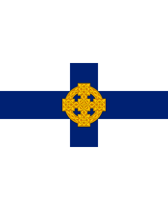 Flag: Church in Wales |  landscape flag | 1.35m² | 14.5sqft | 80x160cm | 30x60inch 