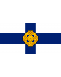 Flag: Church in Wales |  landscape flag | 1.35m² | 14.5sqft | 80x160cm | 30x60inch 