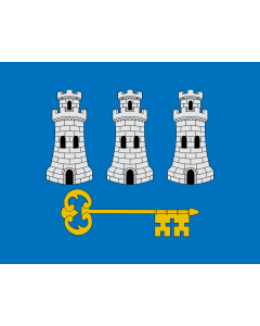 Flag: Havana city, Cuba |  landscape flag | 1.35m² | 14.5sqft | 100x130cm | 40x50inch 