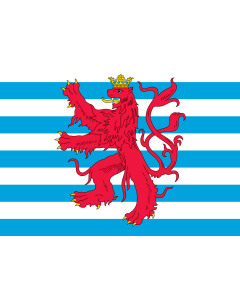 Flag: Civil Ensign of Luxembourg |  landscape flag | 1.35m² | 14.5sqft | 90x150cm | 3x5ft 