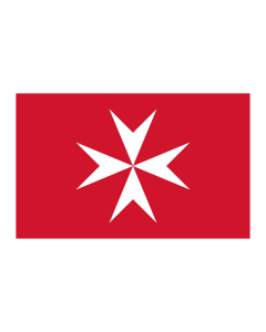 Flag: Civil Ensign of Malta |  landscape flag | 1.35m² | 14.5sqft | 90x150cm | 3x5ft 