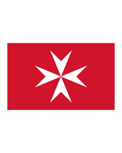 Flag: Civil Ensign of Malta |  landscape flag | 1.35m² | 14.5sqft | 90x150cm | 3x5ft 