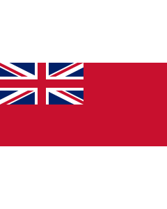 Flag: Red Ensign, Civil Ensign of the United Kingdom |  landscape flag | 1.35m² | 14.5sqft | 80x160cm | 30x60inch 