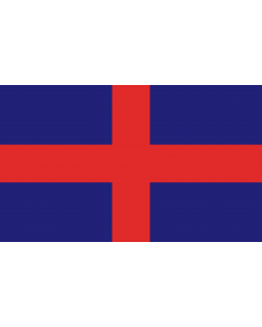 Flag: Civil flag of Oldenburg |  landscape flag | 1.35m² | 14.5sqft | 90x150cm | 3x5ft 