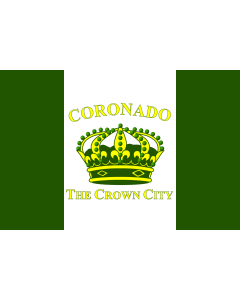 Flag: Coronado, California |  landscape flag | 1.35m² | 14.5sqft | 90x150cm | 3x5ft 