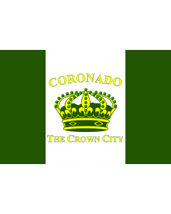 Flag: Coronado, California |  landscape flag | 1.35m² | 14.5sqft | 90x150cm | 3x5ft 