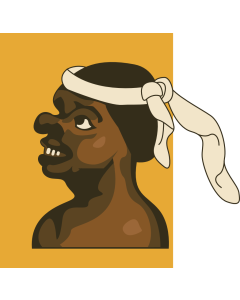 Flag: Corsica  14th century |  1.35m² | 14.5sqft | 110x120cm | 45x45inch 