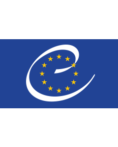 Flag: Council of Europe |  landscape flag | 1.35m² | 14.5sqft | 90x150cm | 3x5ft 