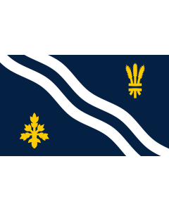 Flag: County of Oxfordshire |  landscape flag | 1.35m² | 14.5sqft | 90x150cm | 3x5ft 