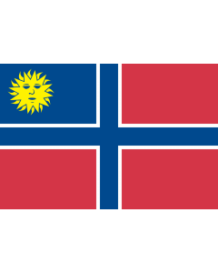 Flag: Creek Nation | State of Muskogee |  landscape flag | 1.35m² | 14.5sqft | 90x150cm | 3x5ft 