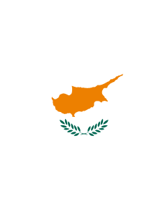 Flag: Cyprus |  landscape flag | 1.35m² | 14.5sqft | 90x150cm | 3x5ft 