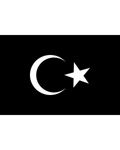 Flag: Traditional banner of the Senussi and flag of Cyrenaica from 1949-1951 |  landscape flag | 1.35m² | 14.5sqft | 90x150cm | 3x5ft 
