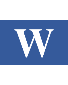 Flag: D. H. Wätjen & Co. house |  landscape flag | 1.35m² | 14.5sqft | 90x150cm | 3x5ft 