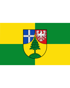 Flag: City of Dahn |  landscape flag | 1.35m² | 14.5sqft | 90x150cm | 3x5ft 