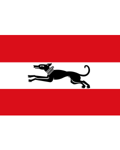 Flag: Damme vlag | Gemeentevlag Damme |  landscape flag | 1.35m² | 14.5sqft | 90x150cm | 3x5ft 