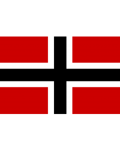 Flag: Prince Adalbert of Prussia’s proposals for a German Union or Jack |  landscape flag | 1.35m² | 14.5sqft | 90x150cm | 3x5ft 