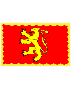 Flag: Welsh Kingdom of Deheubarth |  landscape flag | 1.35m² | 14.5sqft | 90x150cm | 3x5ft 
