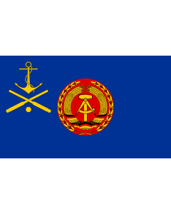 Flag: Deputy minister of defence admiral East Germany |  landscape flag | 1.35m² | 14.5sqft | 90x150cm | 3x5ft 