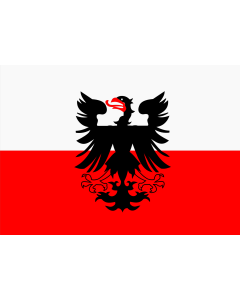 Flag: Deventer vlag | Of Deventer |  landscape flag | 1.35m² | 14.5sqft | 90x150cm | 3x5ft 