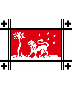 Flag: German East Africa Company, about 1885 |  landscape flag | 1.35m² | 14.5sqft | 90x150cm | 3x5ft 