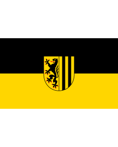 Flag: Dresden  old version | City flag of Dresden |  landscape flag | 1.35m² | 14.5sqft | 90x150cm | 3x5ft 