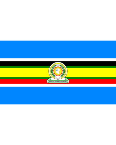 Flag: East African Community |  landscape flag | 1.35m² | 14.5sqft | 85x160cm | 35x60inch 