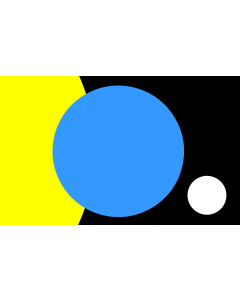 Flag: Earth | James Cadle s Flag of Earth |  landscape flag | 2.16m² | 23sqft | 120x180cm | 4x6ft 