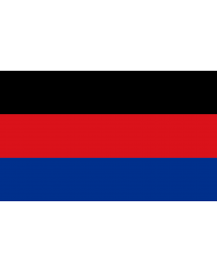 Flag: East Frisia |  landscape flag | 1.35m² | 14.5sqft | 90x150cm | 3x5ft 
