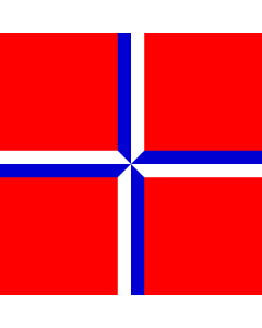 Flag: East Sarajevo |  1.35m² | 14.5sqft | 120x120cm | 45x45inch 