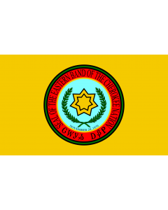 Flag: Eastern Band Cherokee |  landscape flag | 2.16m² | 23sqft | 120x180cm | 4x6ft 