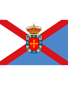 Flag: El Bierzo |  landscape flag | 1.35m² | 14.5sqft | 90x150cm | 3x5ft 