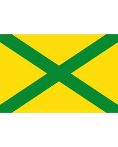 Flag: El Papiol  Barcelona, Catalonia, Spain |  landscape flag | 1.35m² | 14.5sqft | 90x150cm | 3x5ft 