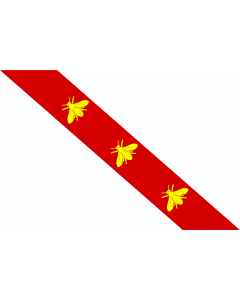 Flag: Elba | Napoleonica dell Isola d Elba |  landscape flag | 1.35m² | 14.5sqft | 90x150cm | 3x5ft 