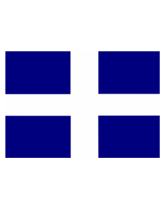 Flag: Greek |  landscape flag | 1.35m² | 14.5sqft | 110x130cm | 40x50inch 