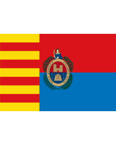 Flag: Elche |  landscape flag | 1.35m² | 14.5sqft | 90x150cm | 3x5ft 