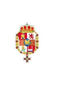 Flag: España 1808-1813 | L Espagne sous Joseph Bonaparte | Desde su creación la Bandera nacional ha sufrido una serie de modificaciones tales como Por Decreto de 12 de julio de 1808, dado en Vitoria |  landscape flag | 1.35m² | 14.5sqft | 90x150cm | 3x5ft