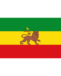 Flag: Ethiopian Empire between 1974 and 1975 |  landscape flag | 1.35m² | 14.5sqft | 90x150cm | 3x5ft 