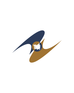 Flag: Eurasian Economic Union |  landscape flag | 1.35m² | 14.5sqft | 90x150cm | 3x5ft 