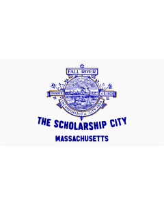 Flag: City of Fall River |  landscape flag | 1.35m² | 14.5sqft | 85x160cm | 35x60inch 