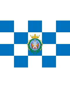 Flag: Ferrol | Ferrol con escudo |  landscape flag | 1.35m² | 14.5sqft | 90x150cm | 3x5ft 