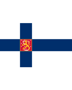Flag: State flag of Finland |  landscape flag | 1.35m² | 14.5sqft | 90x150cm | 3x5ft 